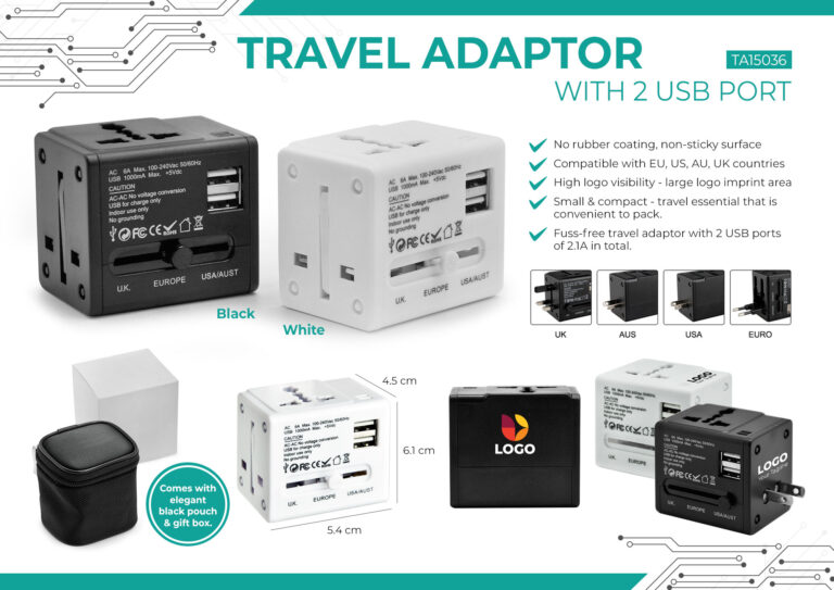 TA15036-2 USB Travel-Adaptor